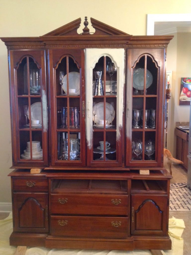 China Cabinet Makeover – Marci Schneider