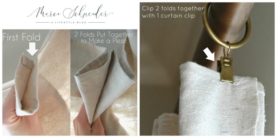 How to Make Drop Cloth Curtains