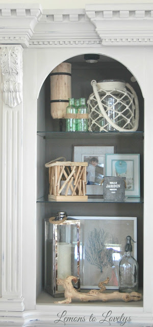 Styling Shelves with Homegoods Decor