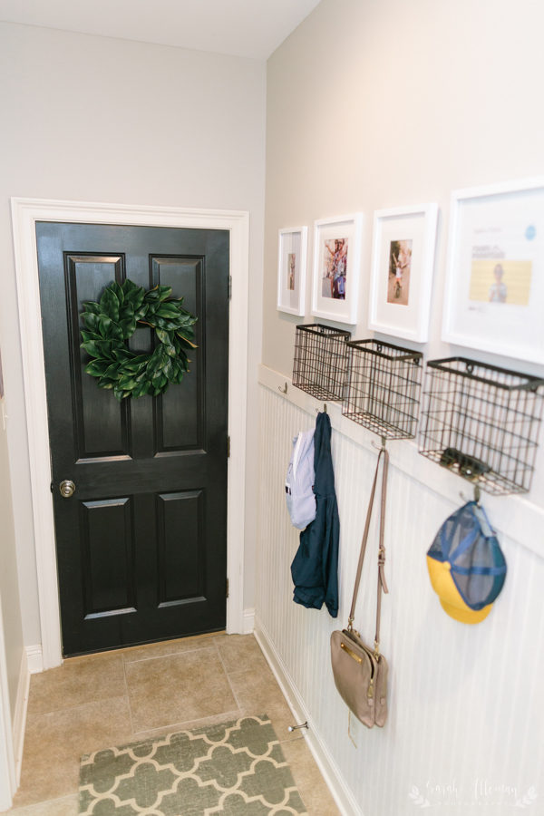 Organization System and Hallway Decorating 