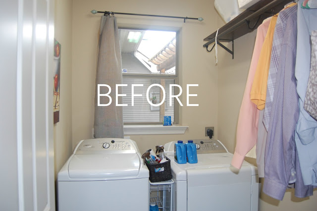 laundry room before