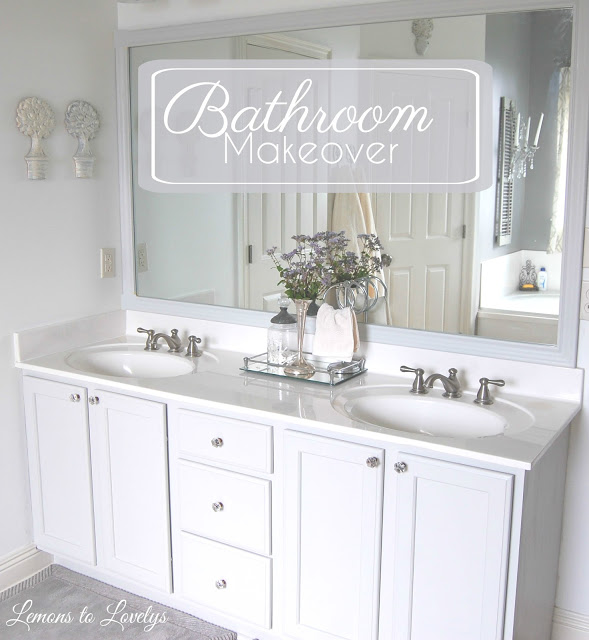 Master Bathroom Makeover- lemonstolovelys.blogspot.com