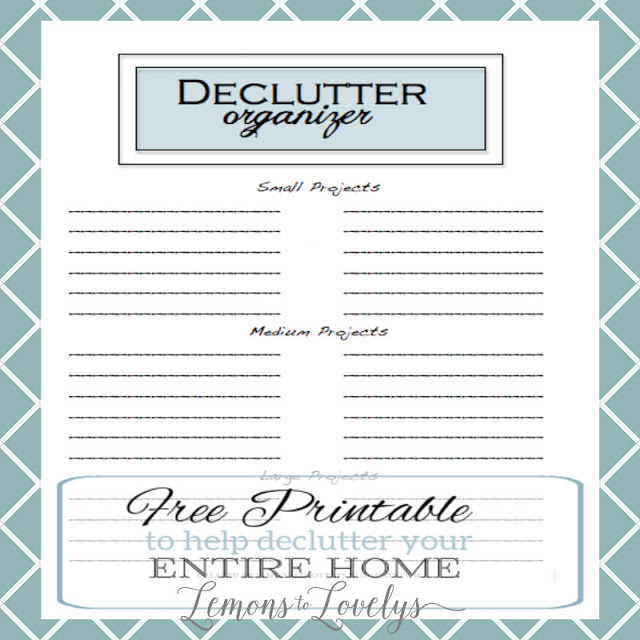 Blog Makeover , Spring Cleaning, and Our First FREE PRINTABLE