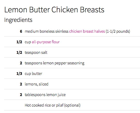 Lemon Butter Chicken by Julia's Album. click for the recipe