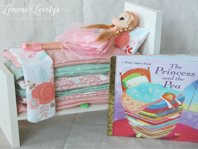 DIY Princess & The Pea Play Set. Full tutorial on the blog. www.lemonstolovelys.blogspot.com