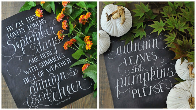 Favorite Fall Decor Picks 2016: Printable Chalkboards by Dear Lillie. Click photo to see tons more on the blog.