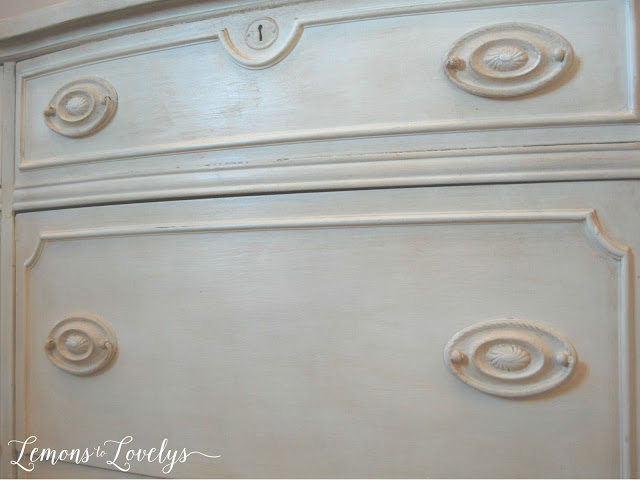 Sideboard Makeover using CeCe Caldwell's paint. Tap to see more photos on the blog. www.lemonstolovelys.blogspot.com