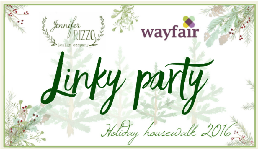 Jennifer Rizzo Holiday House Walk Linky Party