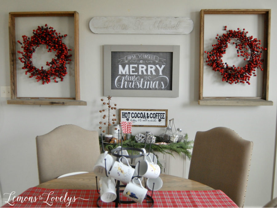 Joyful Holiday Home Tour 2016 www.lemonstolovelys.com