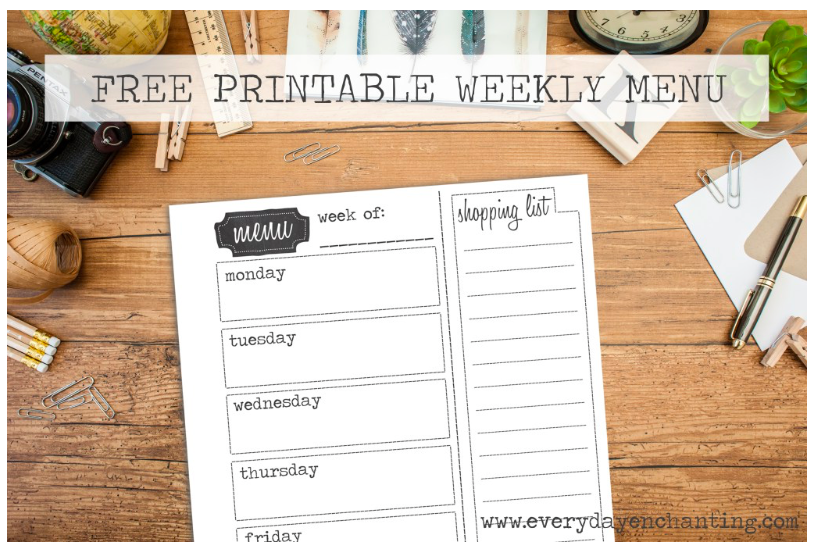 Meal Planning Printable www.lemonstolovelys.com