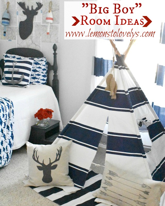 Big Boy Room Ideas for Toddlers www.lemonstolovelys.com