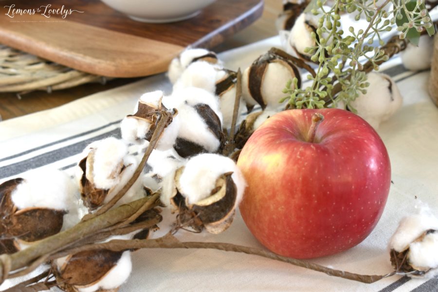 Apple for Thanksgiving centerpiece