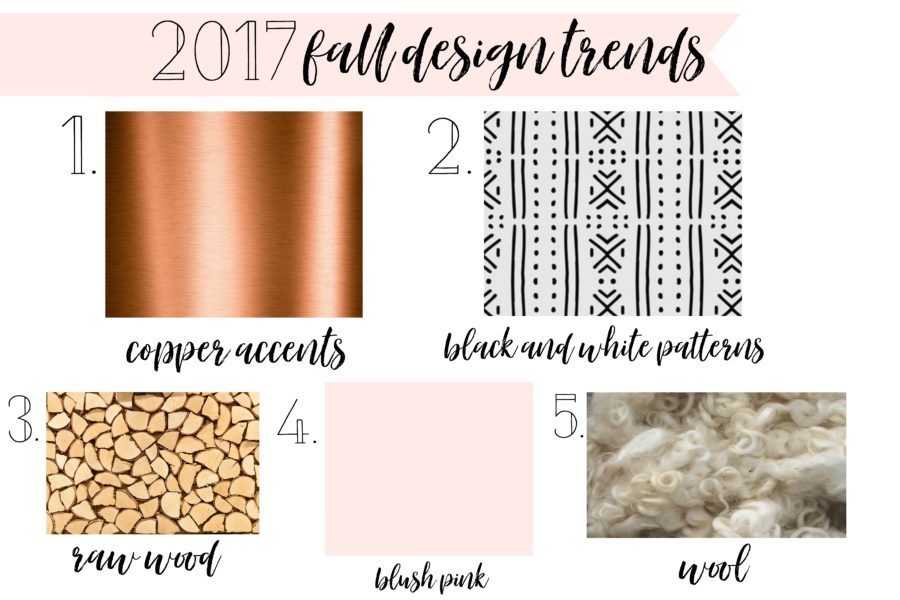 Fall Design Trends 2017 www.lemonstolovelys.com