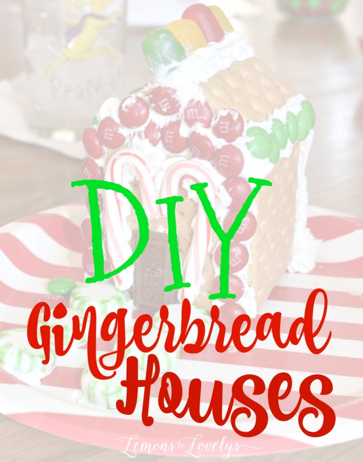 No bake gingerbread house