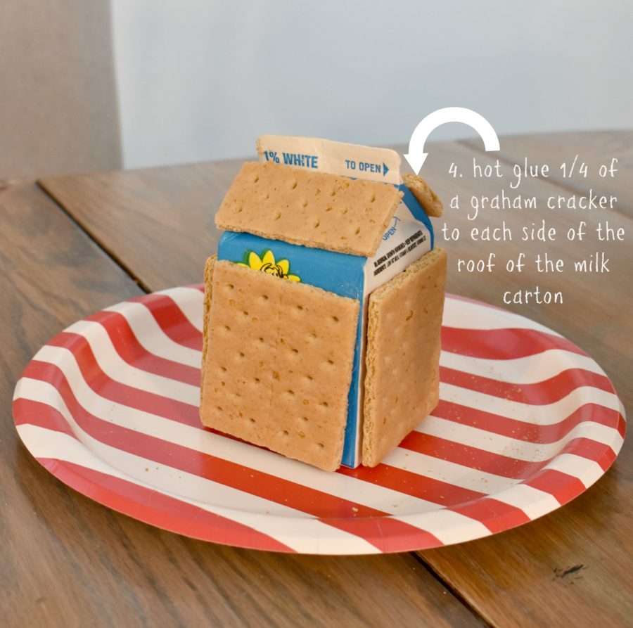 graham crackers for DIY house