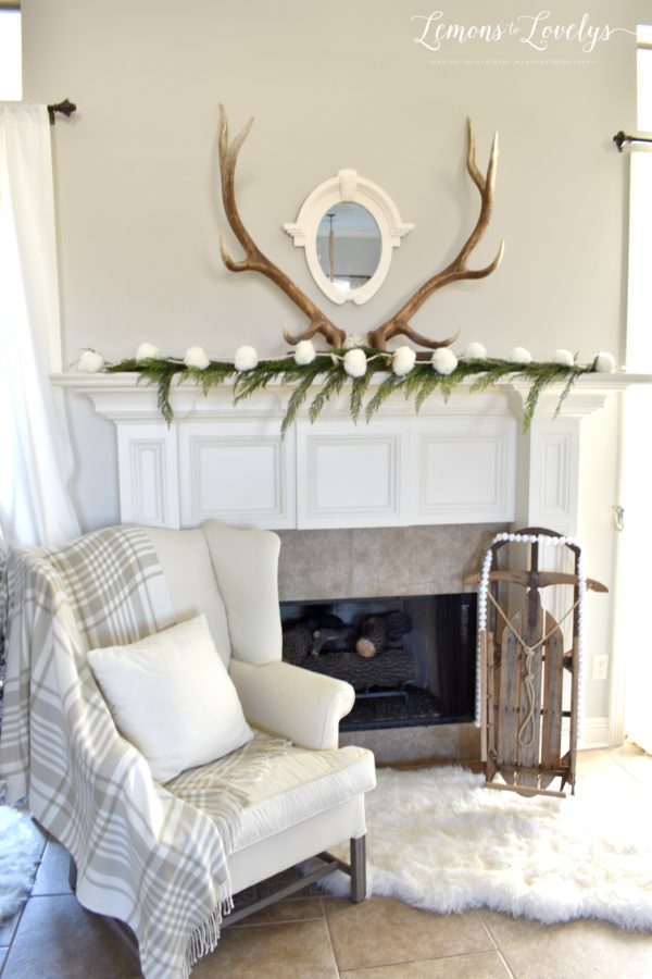 Neutral home decor for winter