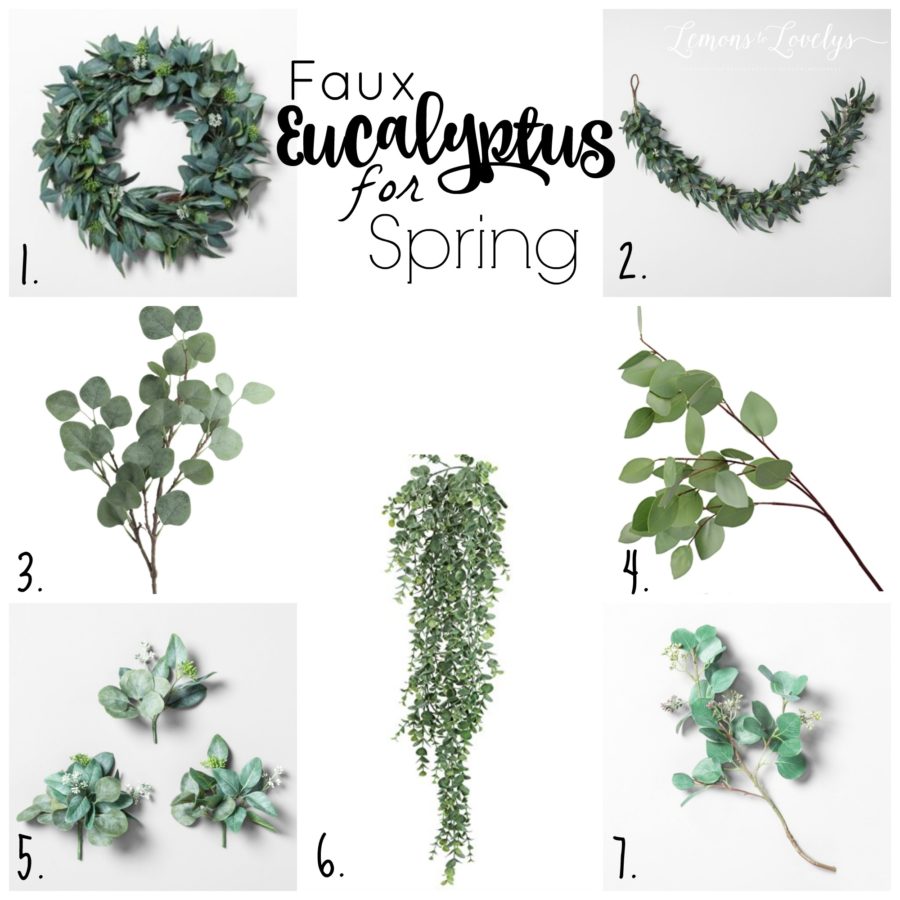 Faux Plants for Spring