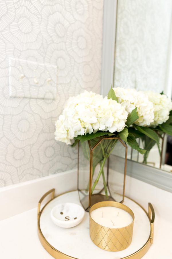 One Room Challenge Powder Bathroom Makeover Reveal www.lemonstolovelys.com 