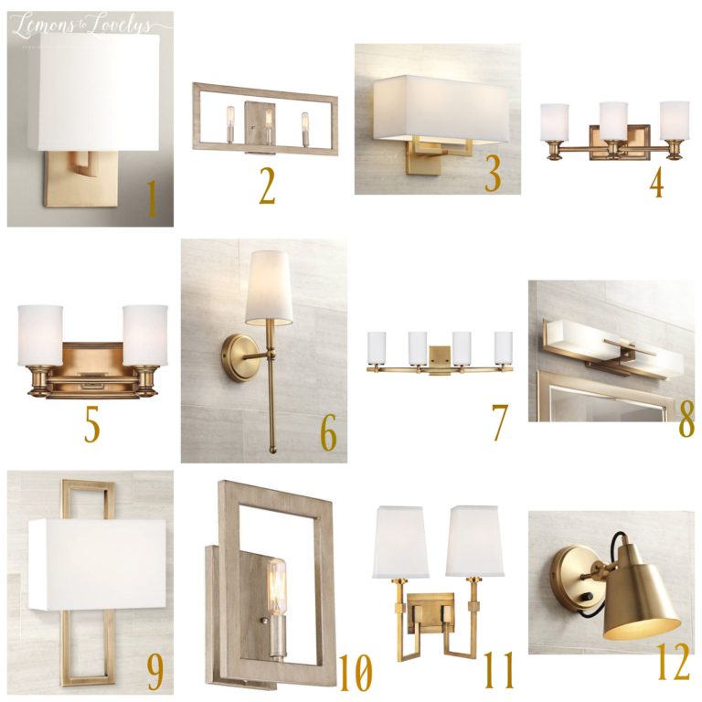 Bathroom Lighting Choices from Lamps Plus www.lemonstolovelys.com