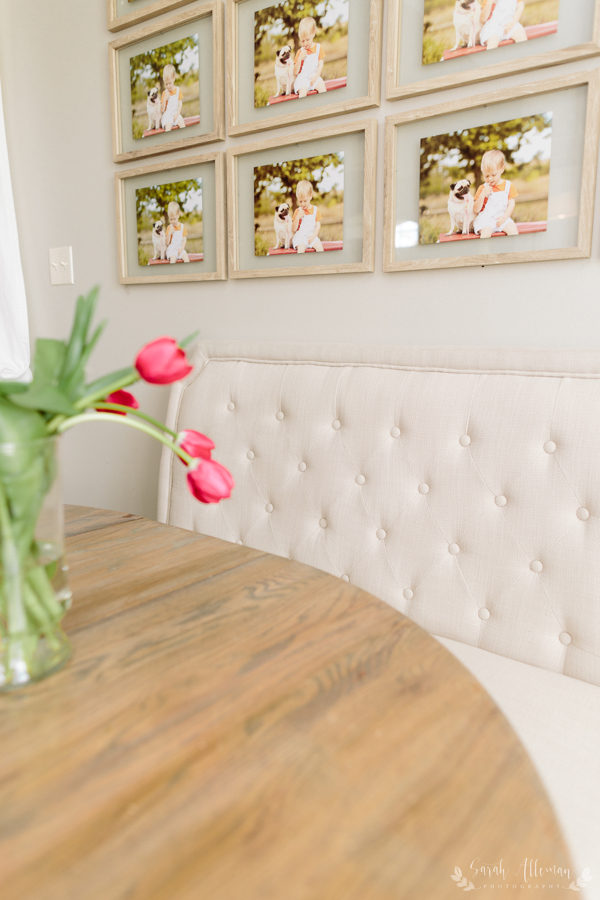 table in kitchen