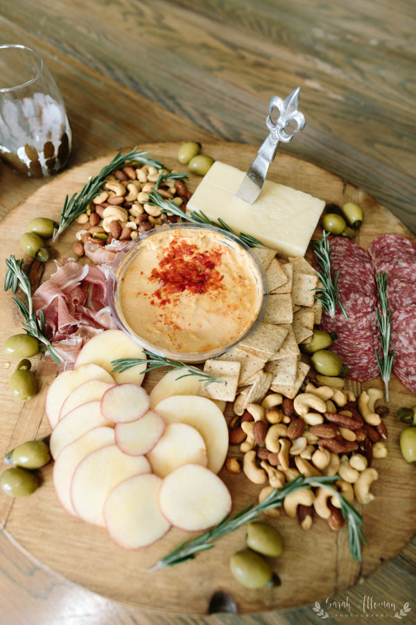 Appetizers on a Charcuterie Board