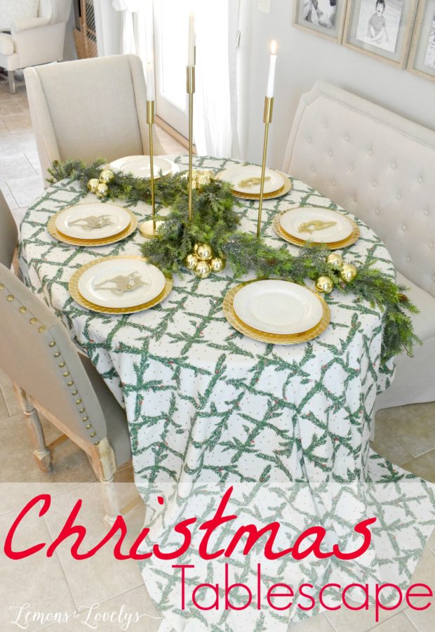 Tablescape for Christmas