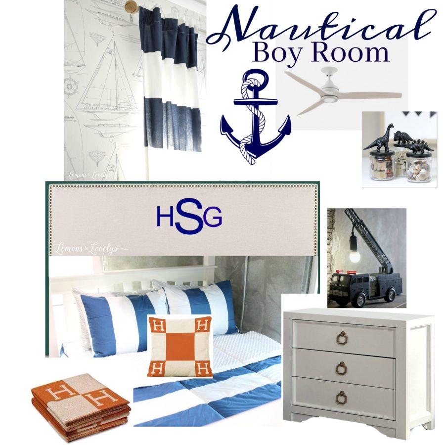 Boy Room with Nautical Theme