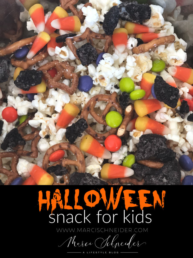 Closeup of Halloween Snack 