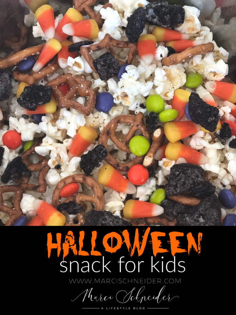 Closeup of Halloween Snack