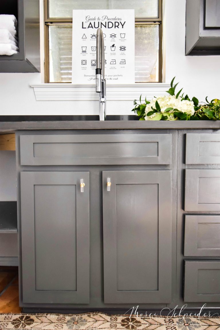 sink in laundry room