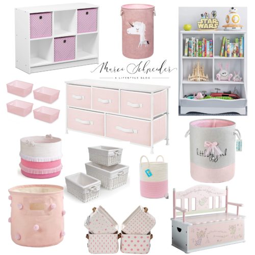 storage for girl room