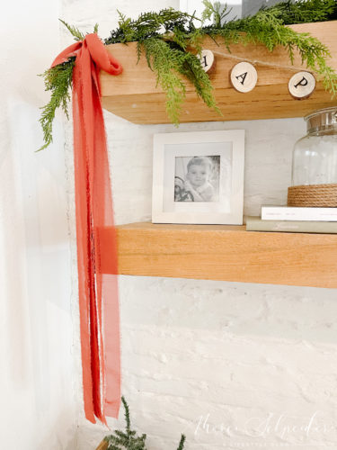 Christmas Mantle Bow