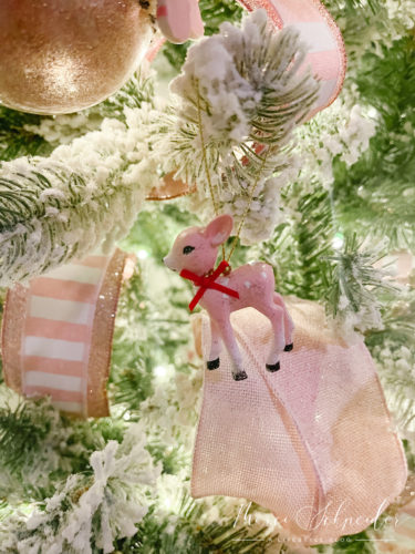 pink Christmas ornament