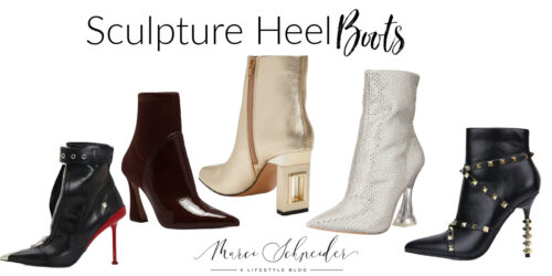 sculpture heel boots