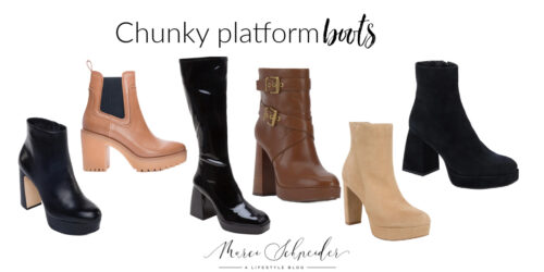 chunky platform boots