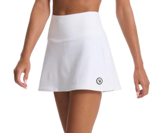 white tennis skirt