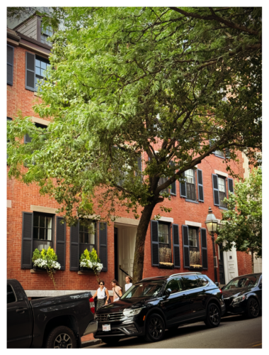 Brownstone in Beacon Hill Neighborhood of Boston